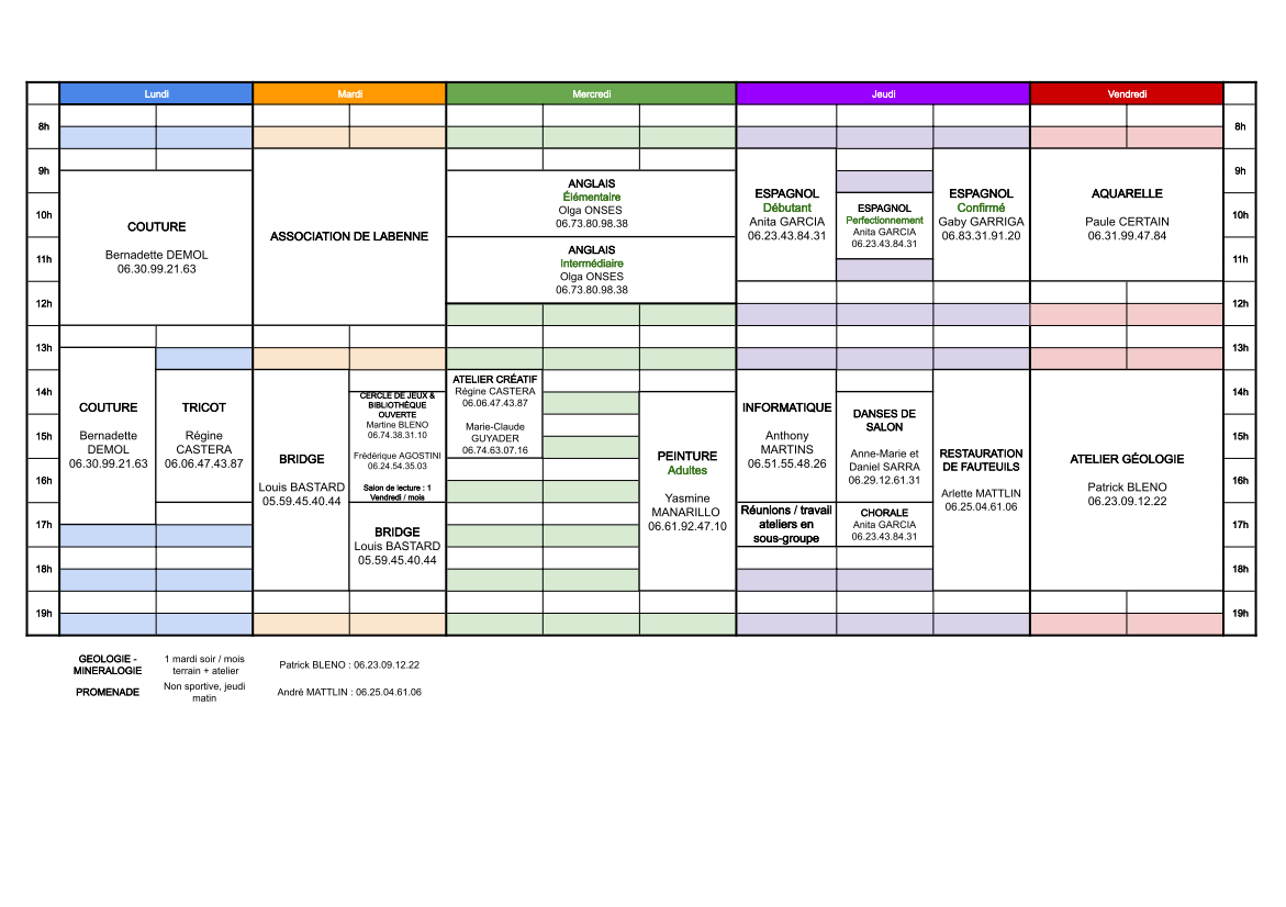 Calendrier des Activités - ACL - 2023 v3_01